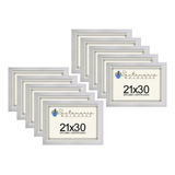 Kit 10 Molduras Porta Diploma Certificado A4 21x30 Branco