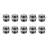 Kit 10 Niple Duplo 2 Polegada Galvanizado Rosca Bsp
