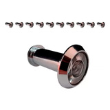 Kit 10 Olho Magico Visor Pra Porta Cromado 32 Á 52 Mm Oferta