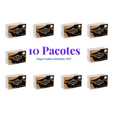 Kit 10 Pacotes Papel Toalha Interfolha