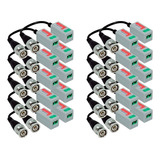 Kit 10 Pares De Video Balun