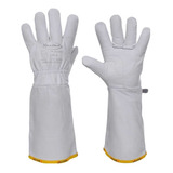 Kit 10 Pares Luva Vaqueta Punho Comprido Longo 20 Cm Atacado
