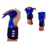 Kit 10 Pares Luvas Hand Grip Cross Pull Up Lpo Orange/black
