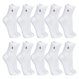 Kit 10 Pares Meias Masculinas Lupo Adulto Algodão Cano Médio