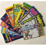 Kit 10 Passatempo Palavras Cruzadas S/repetição Variados