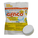 Kit 10 Pastilha Tabletes Cloro Estabilizado Genclor T-200
