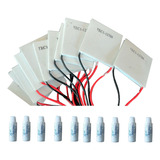 Kit 10 Pçs Pastilha Peltier Tec1-12706 + 10x- Pasta Térmica