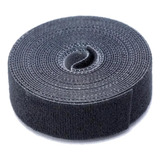 Kit 10 Peças Abraçadeira De Cabos - Velcro Dupla Face Preto