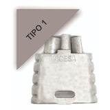 Kit 10 Peças Conector Ramal Cunha Tipo 1 Cinza