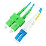 Kit 10 Peças Cordão Duplex Monomodo Lc Upc X Sc Apc 2,50mt