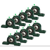 Kit 10 Pecas Mancal + Rolamento Ucp 207- 20eixo 1 1/4