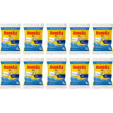 Kit 10 Pedras De Cloro 200g Cada Penta Hcl 5 Em 1 Piscina