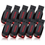 Kit 10 Pen Drive 8gb Sandisk Original Lacrado Envio Rapido