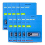 Kit 10 Pen Drive Multilaser Twist