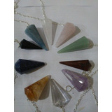 Kit 10 Pêndulos Radiestesia Reiki Coloridos
