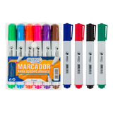 Kit 10 Pincel Caneta P/ Quadro