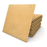 Kit 10 Placa Chapa Mdf Cru 3 Mm 16x16 Cm Quadro Artesanato