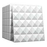 Kit 10 Placas 3d Pvc Viena 50x50cm Imita Gesso Revestimento