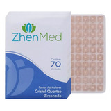 Kit 10 Placas P/ Auriculoterapia - Cristal Zircon 700 Pontos