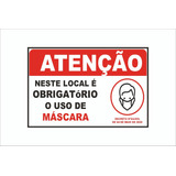 Kit 10 Placas Sinalização Obrigatório O