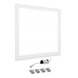 Kit 10 Plafon Led 48w Quadrado Embutir 62x62 6500k Slim