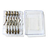 Kit 10 Ponteiras Em Aço Inox Para Seringa - Cânula - 2,7 Mm