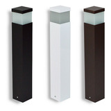 Kit 10 Poste Luminária Balizador Alumínio Para Jardim 30cm