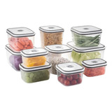 Kit 10 Potes Electrolux Herméticos Para Freezer E Microondas