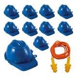 Kit 10 Protetor Auricular Ouvido Plug Silicone Com Capa Epi