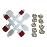 Kit 10 Protetor Quina De Mesa + 4 Trava Gavetas De Segurança