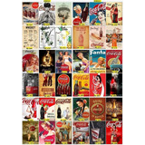 Kit 10 Quadros Decorativos Coca Cola 
