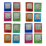 Kit 10 Racha Cuca Sendo 5 Numeros+5 Letras Quebra Cabeça 