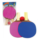 Kit 10 Raquetes Ping Pong Com E.v.a C/ Bolinha Iniciantes 