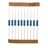 Kit 10 Resistor De Precisão 4k7 1/2w 1%
