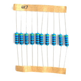 Kit 10 Resistor De Precisão 4k7