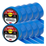 Kit 10 Rolos De Fita Isolante 3m Imperial Colorida 10 Metros