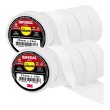 Kit 10 Rolos De Fita Isolante 3m Imperial Colorida 10 Metros