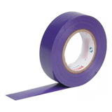 Kit 10 Rolos Fita Isolante Lilás 20 Metros Uso Profissional 