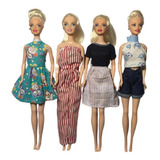 Kit 10 Roupas Roupinhas Para Boneca Barbie Vestido Boneca