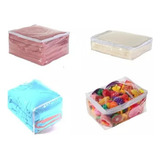 Kit 10 Saco Organizador Multiuso P M G Embalagem Pvc Ziper