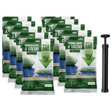 Kit 10 Sacos A Vácuo Mala Viagem Roupa Protege 40x60cm+bomba