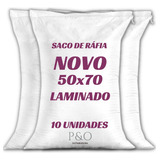 Kit 10 Sacos De Ráfia 50x70