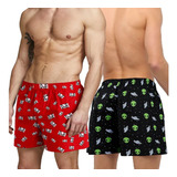 Kit 10 Samba Canção Mallbeck-short Masculino-pijama Conforto