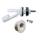 Kit 10 Sensor Nível La16m-40 Icos + Adaptador Pvc