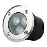 Kit 10 Spot Led Balizador Chão Piso 3w Embutir Blindado Ip67