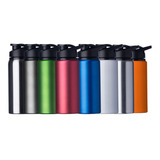 Kit 10 Squeeze 600ml Alumínio Personalizado Em 1 Cor