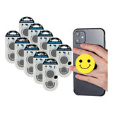 Kit 10 Suporte Anel Dedo Apoio Selfie Celular Pop Clip