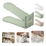 Kit 10 Suporte Sapato Organizador Dobrável Altura Regulável 