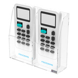 Kit 10 Suportes Controle Remoto Duplo De Parede Colorido