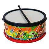 Kit 10 Tamborzinho Infantil Plástico Atacado Musical Tambor